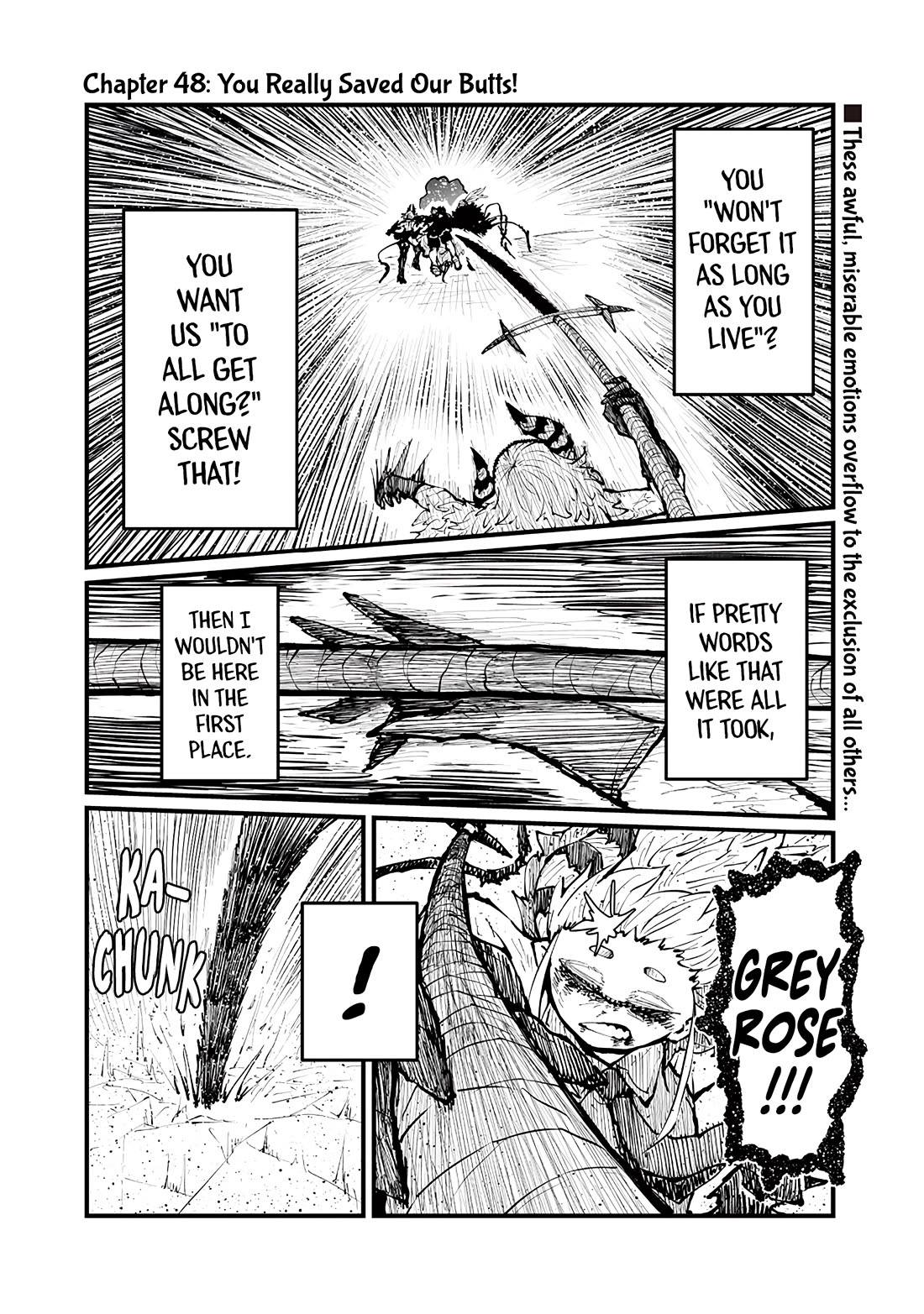 Please Give Me Your Blood, I Will Serve You in Gratitude chapter 48 page 1