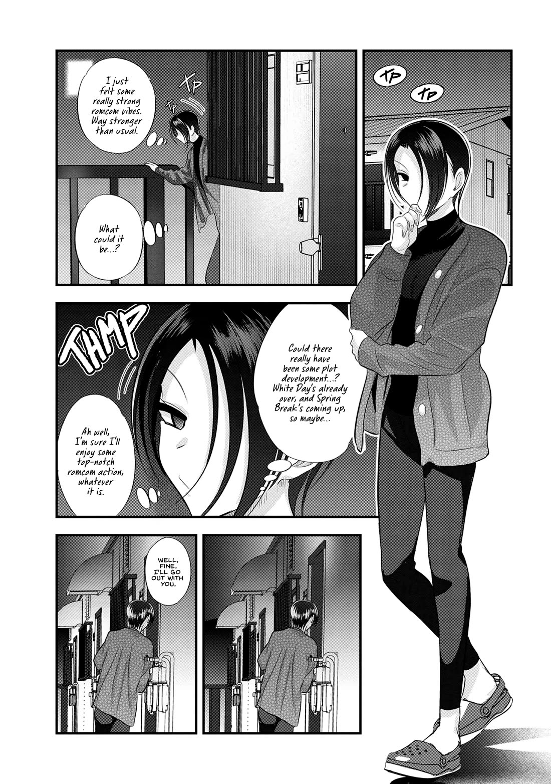 Please Go Home, Akutsu-san! chapter 176.5 page 1