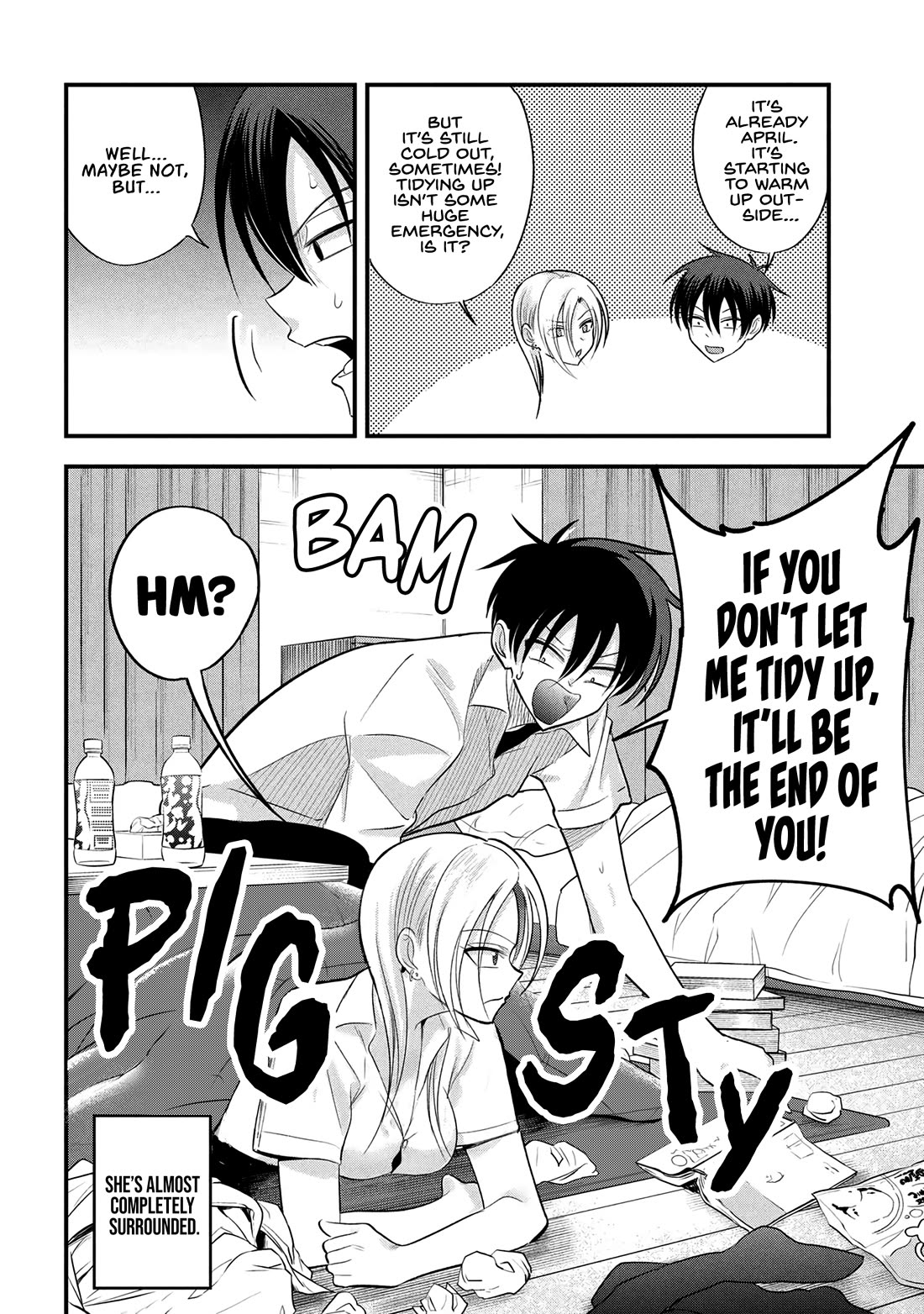 Please Go Home, Akutsu-san! chapter 192 page 2