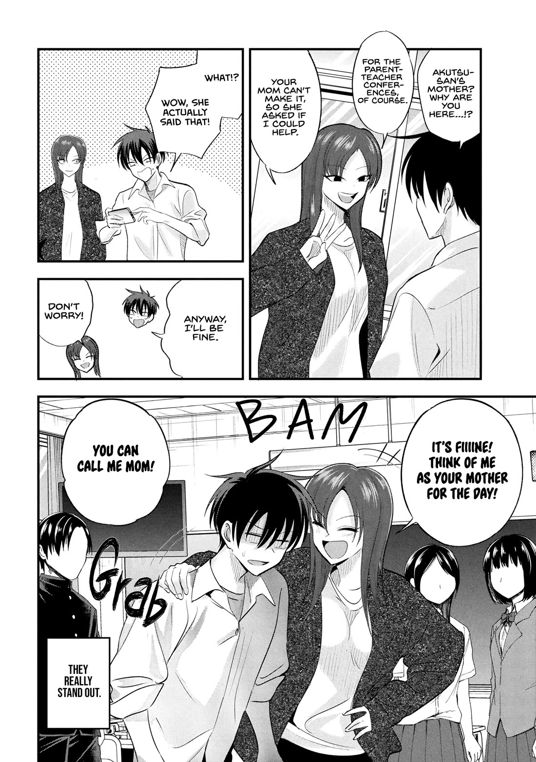 Please Go Home, Akutsu-san! chapter 195 page 2