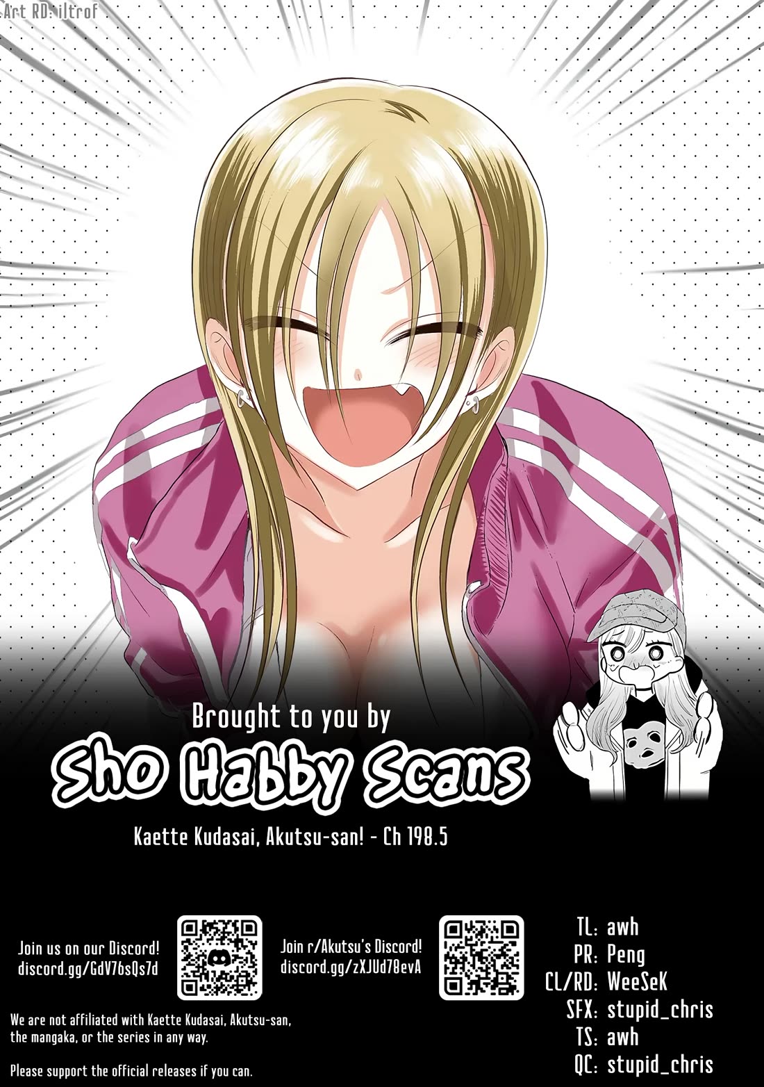 Please Go Home, Akutsu-san! chapter 198.5 page 5