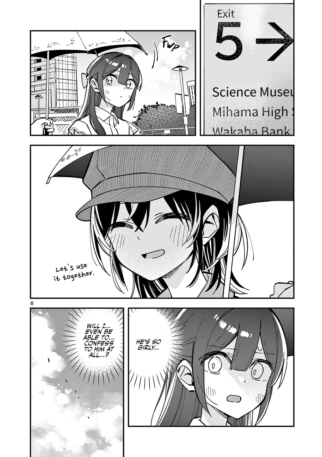 Please Go Home, Akutsu-san! chapter 198.6 page 4