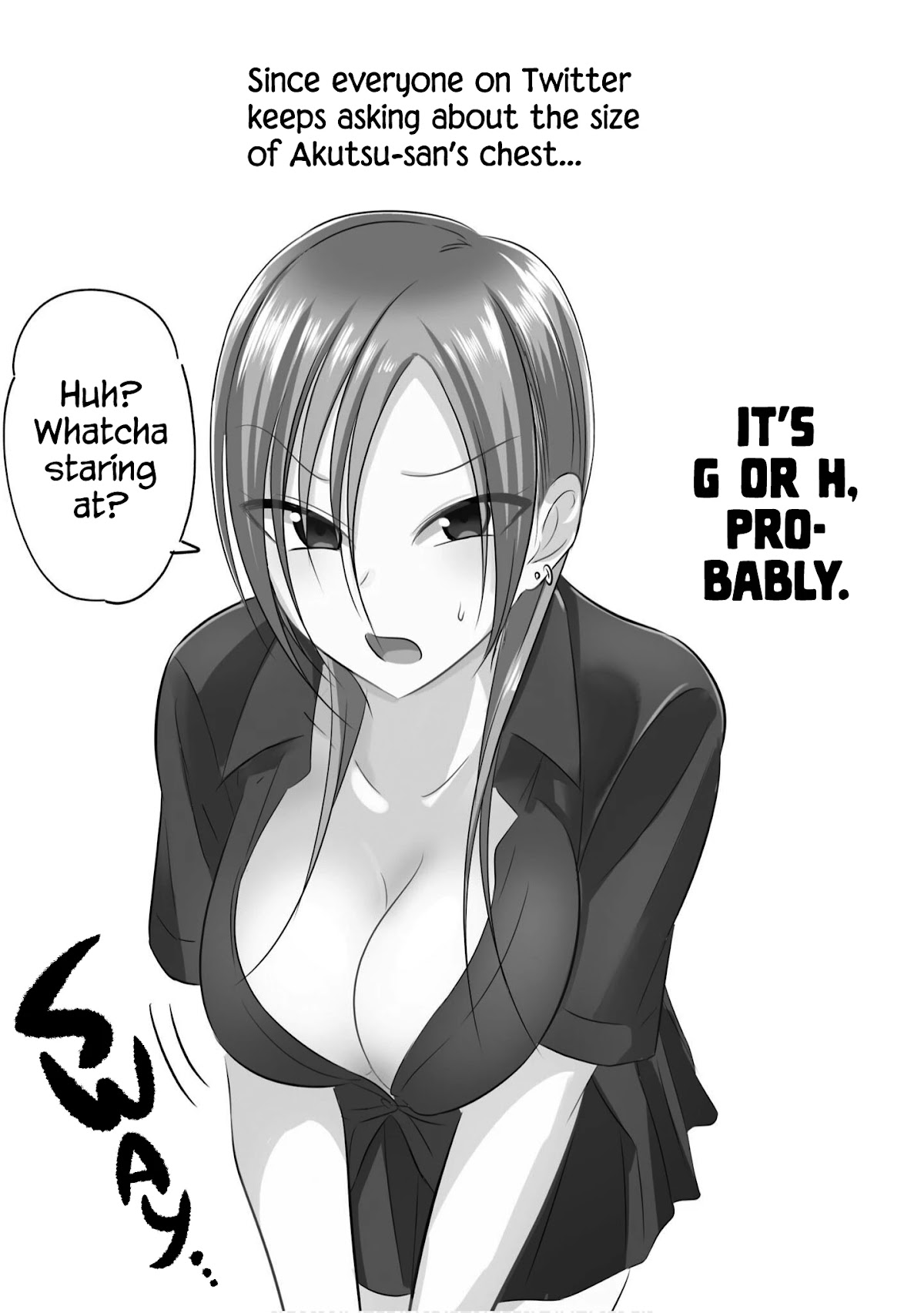 Please Go Home, Akutsu-san! chapter 69.3 page 2