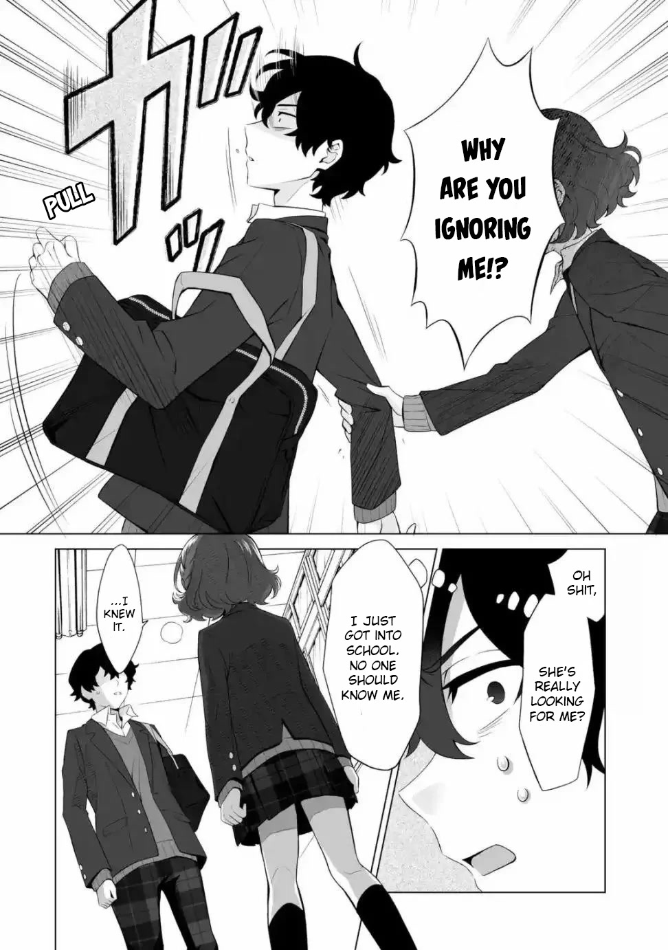 Please Leave Me Alone (For Some Reason, She Wants to Change a Lone Wolf's Helpless High School Life.) chapter 1 page 42