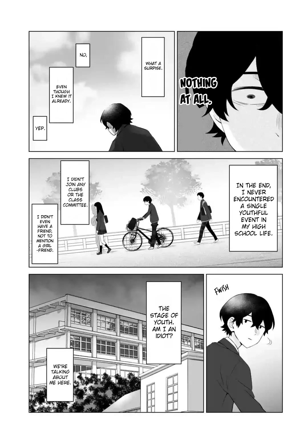 Please Leave Me Alone (For Some Reason, She Wants to Change a Lone Wolf's Helpless High School Life.) chapter 1 page 7