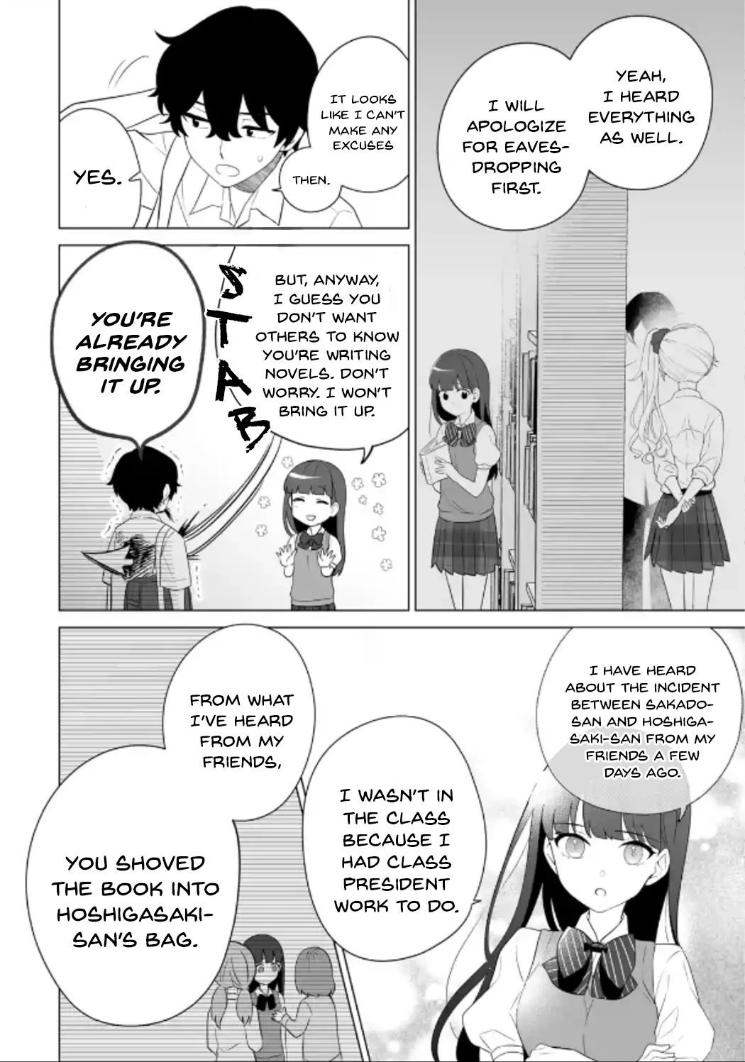 Please Leave Me Alone (For Some Reason, She Wants to Change a Lone Wolf's Helpless High School Life.) chapter 10 page 12