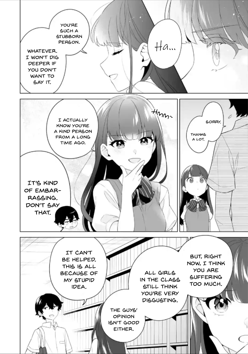 Please Leave Me Alone (For Some Reason, She Wants to Change a Lone Wolf's Helpless High School Life.) chapter 10 page 14