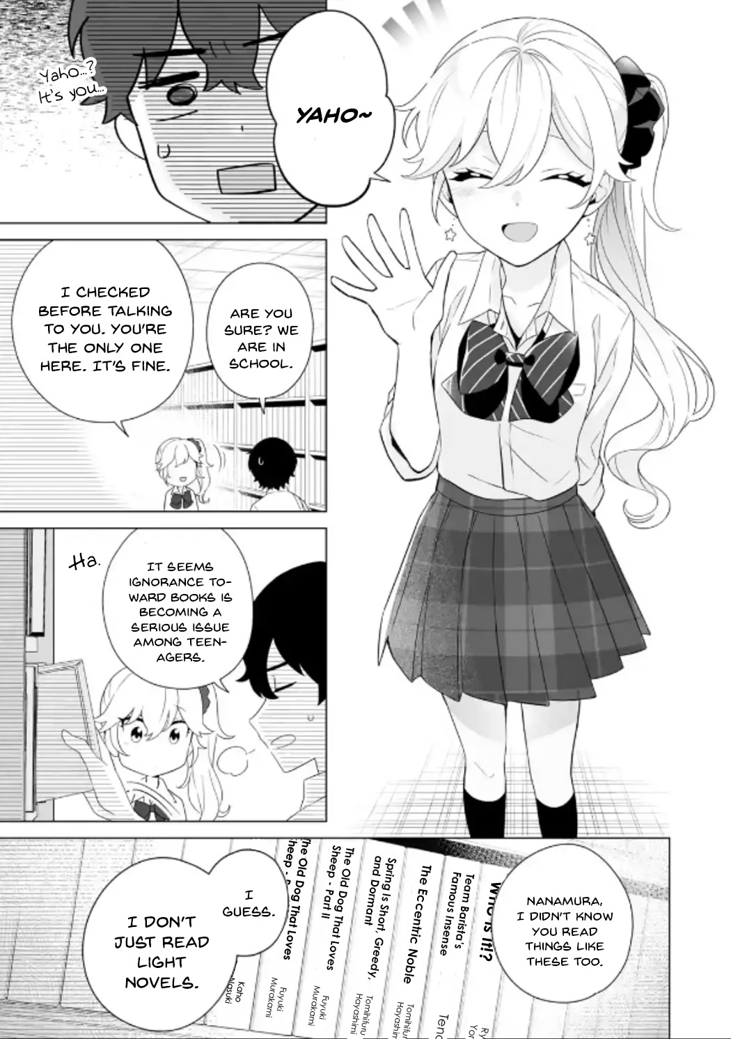 Please Leave Me Alone (For Some Reason, She Wants to Change a Lone Wolf's Helpless High School Life.) chapter 10 page 5