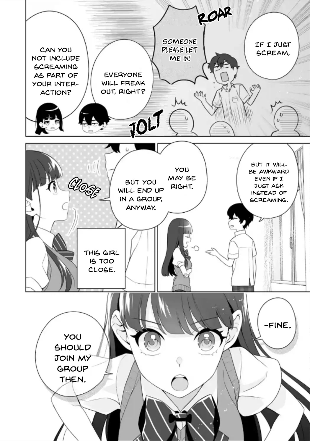 Please Leave Me Alone (For Some Reason, She Wants to Change a Lone Wolf's Helpless High School Life.) chapter 11 page 28