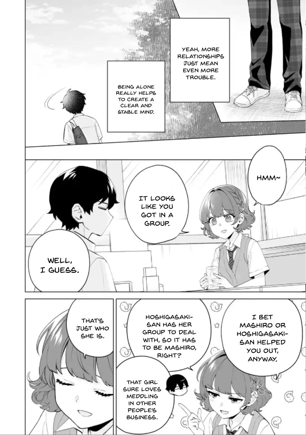 Please Leave Me Alone (For Some Reason, She Wants to Change a Lone Wolf's Helpless High School Life.) chapter 12 page 10