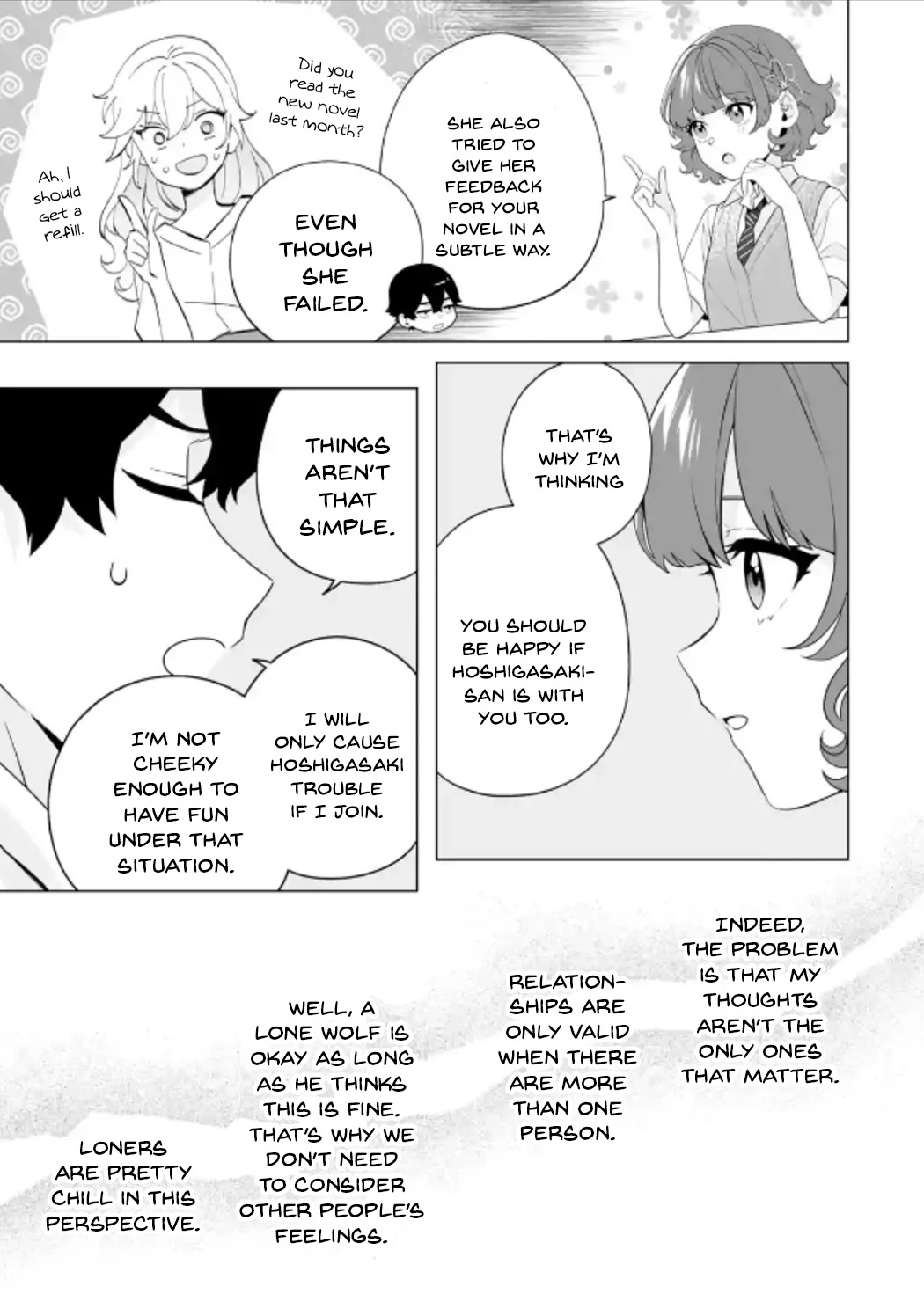 Please Leave Me Alone (For Some Reason, She Wants to Change a Lone Wolf's Helpless High School Life.) chapter 12 page 13