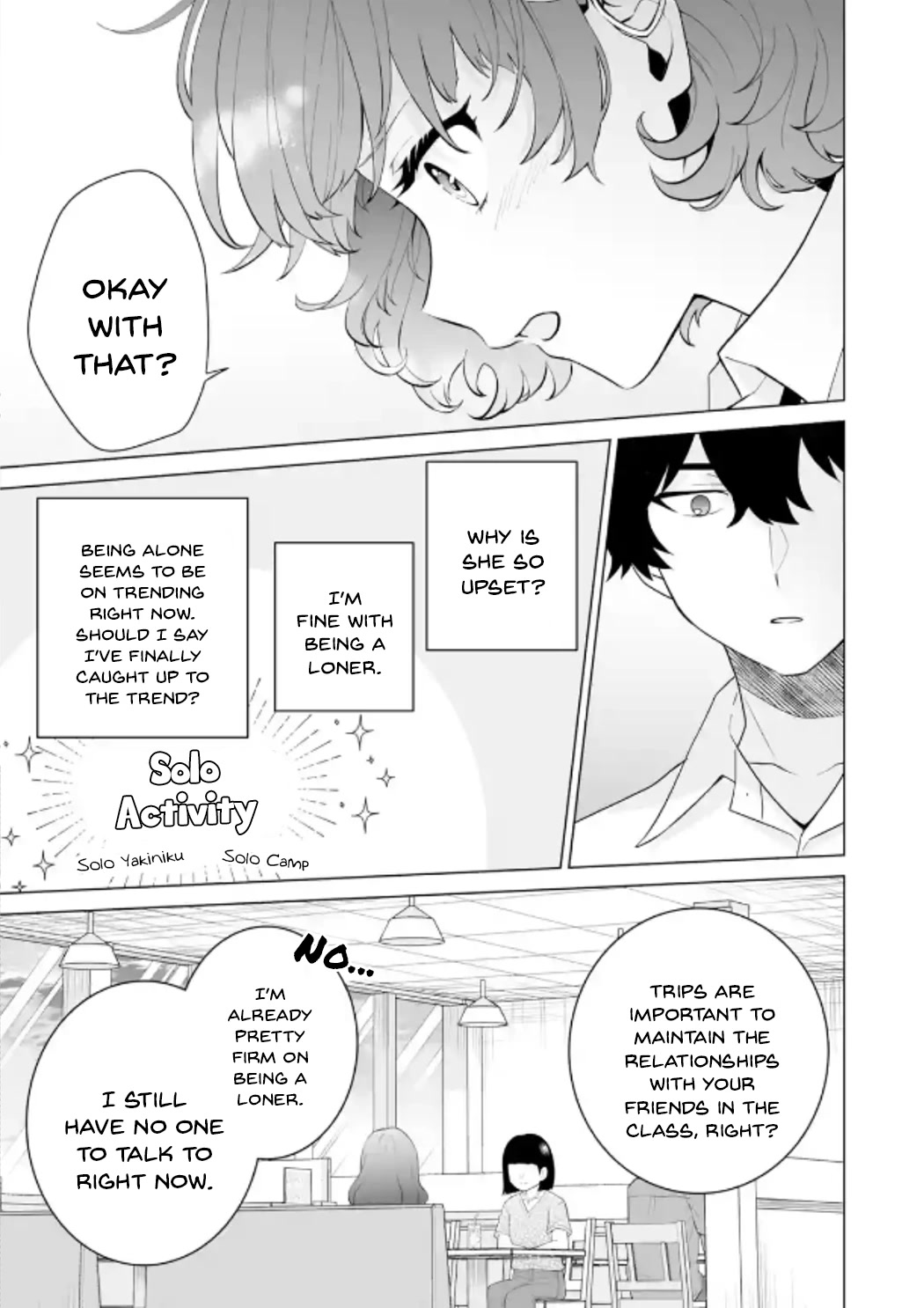 Please Leave Me Alone (For Some Reason, She Wants to Change a Lone Wolf's Helpless High School Life.) chapter 12 page 17