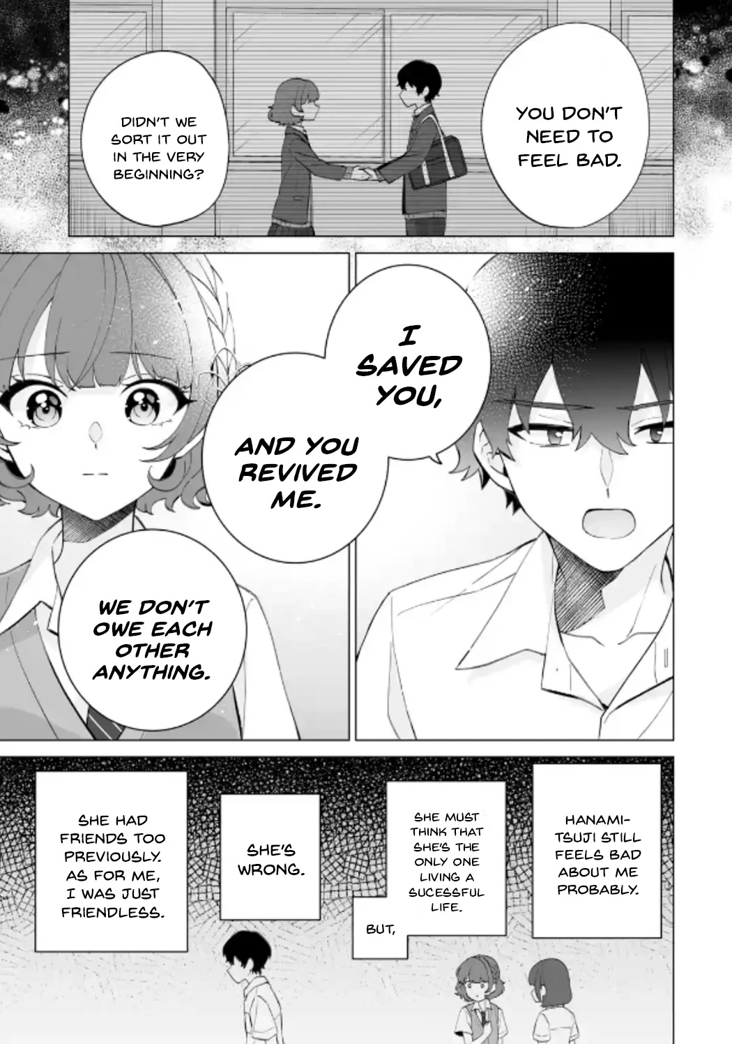 Please Leave Me Alone (For Some Reason, She Wants to Change a Lone Wolf's Helpless High School Life.) chapter 12 page 27