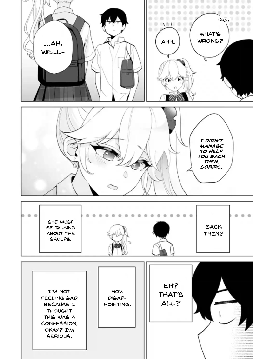 Please Leave Me Alone (For Some Reason, She Wants to Change a Lone Wolf's Helpless High School Life.) chapter 12 page 4