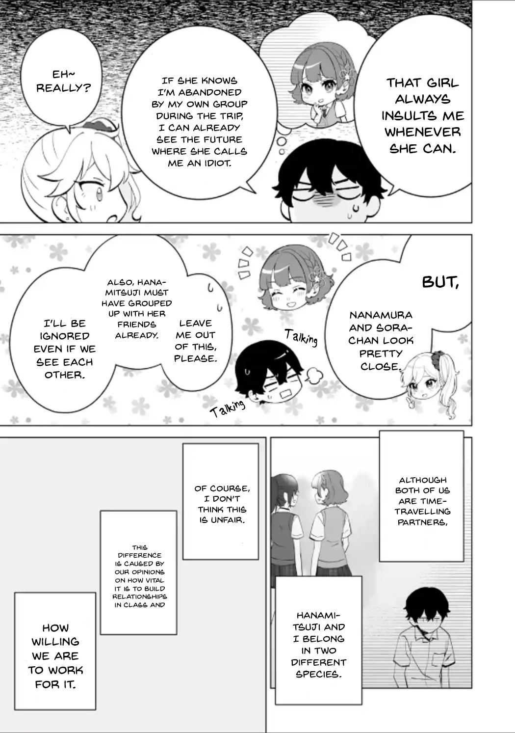 Please Leave Me Alone (For Some Reason, She Wants to Change a Lone Wolf's Helpless High School Life.) chapter 12 page 7