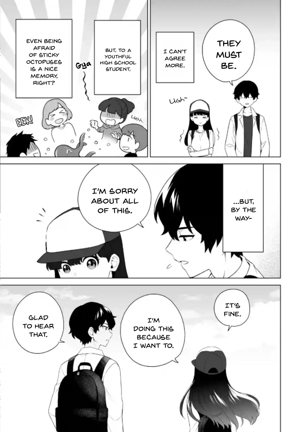 Please Leave Me Alone (For Some Reason, She Wants to Change a Lone Wolf's Helpless High School Life.) chapter 13 page 23