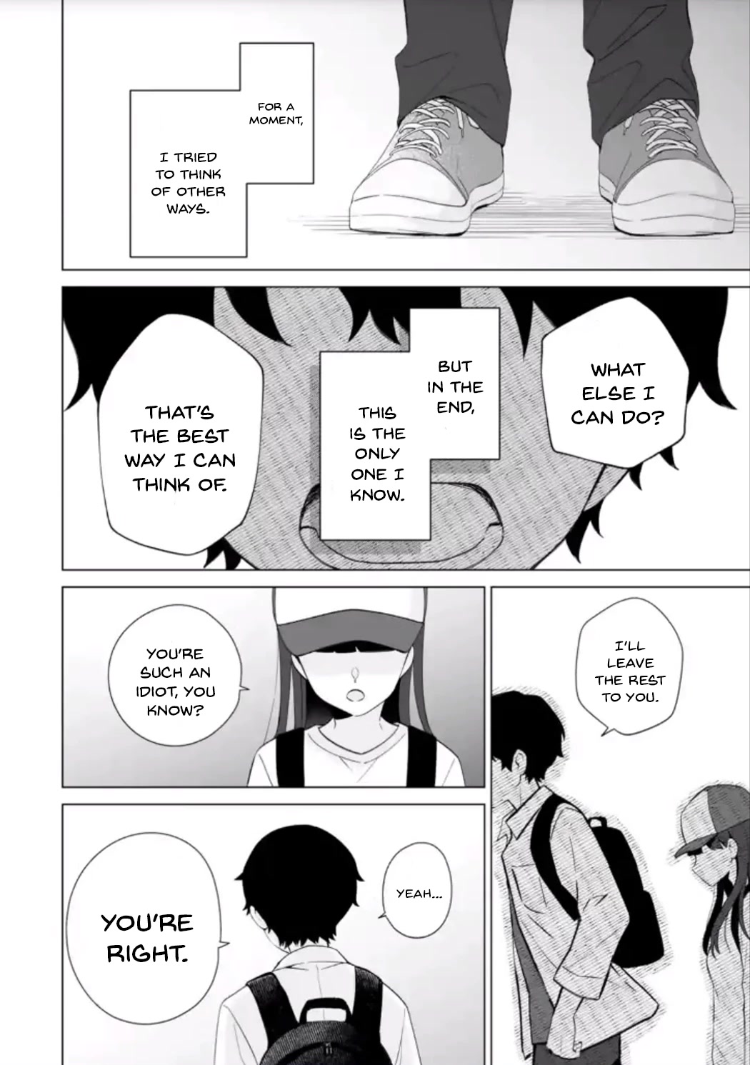 Please Leave Me Alone (For Some Reason, She Wants to Change a Lone Wolf's Helpless High School Life.) chapter 14 page 16