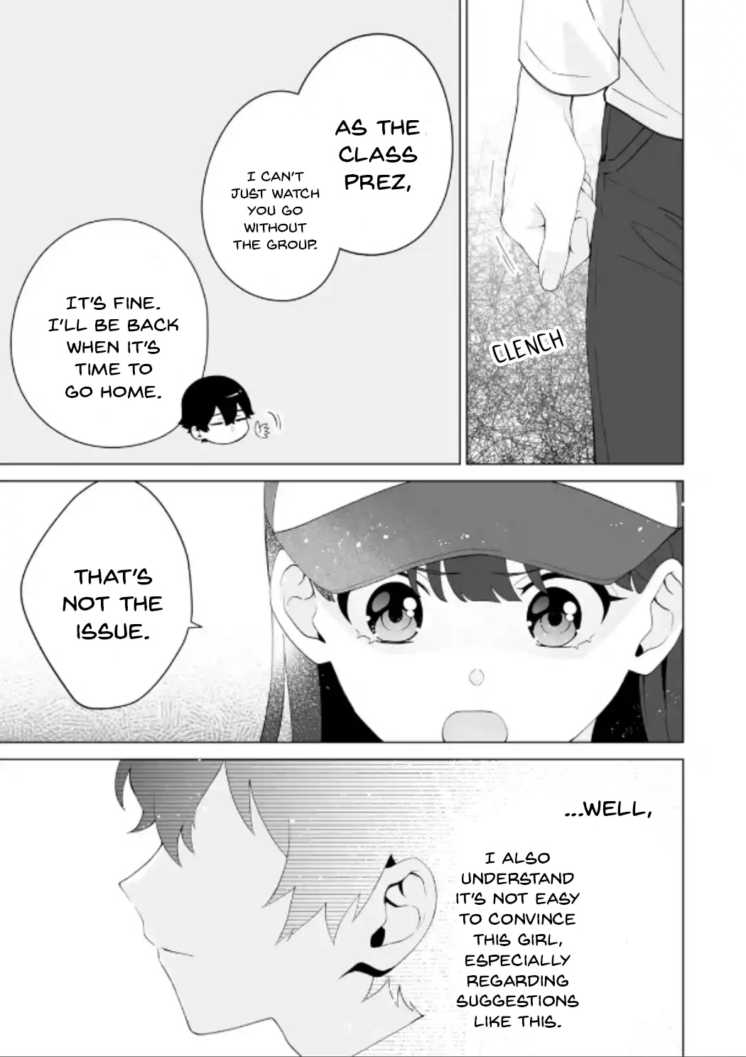 Please Leave Me Alone (For Some Reason, She Wants to Change a Lone Wolf's Helpless High School Life.) chapter 14 page 7