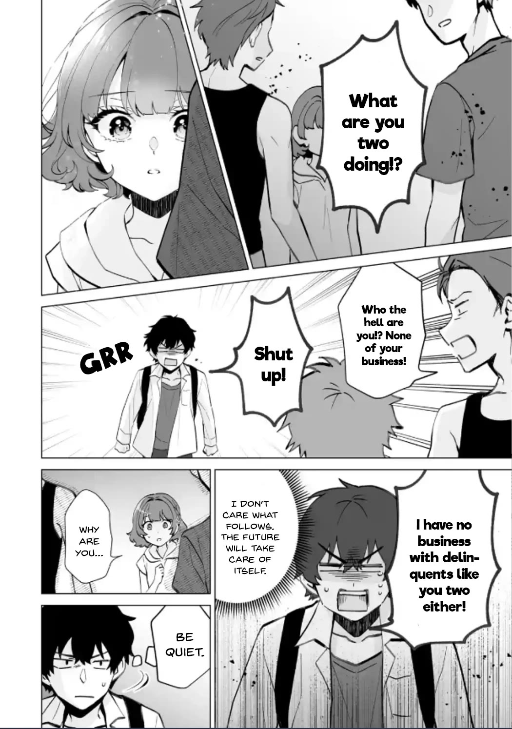 Please Leave Me Alone (For Some Reason, She Wants to Change a Lone Wolf's Helpless High School Life.) chapter 16 page 12