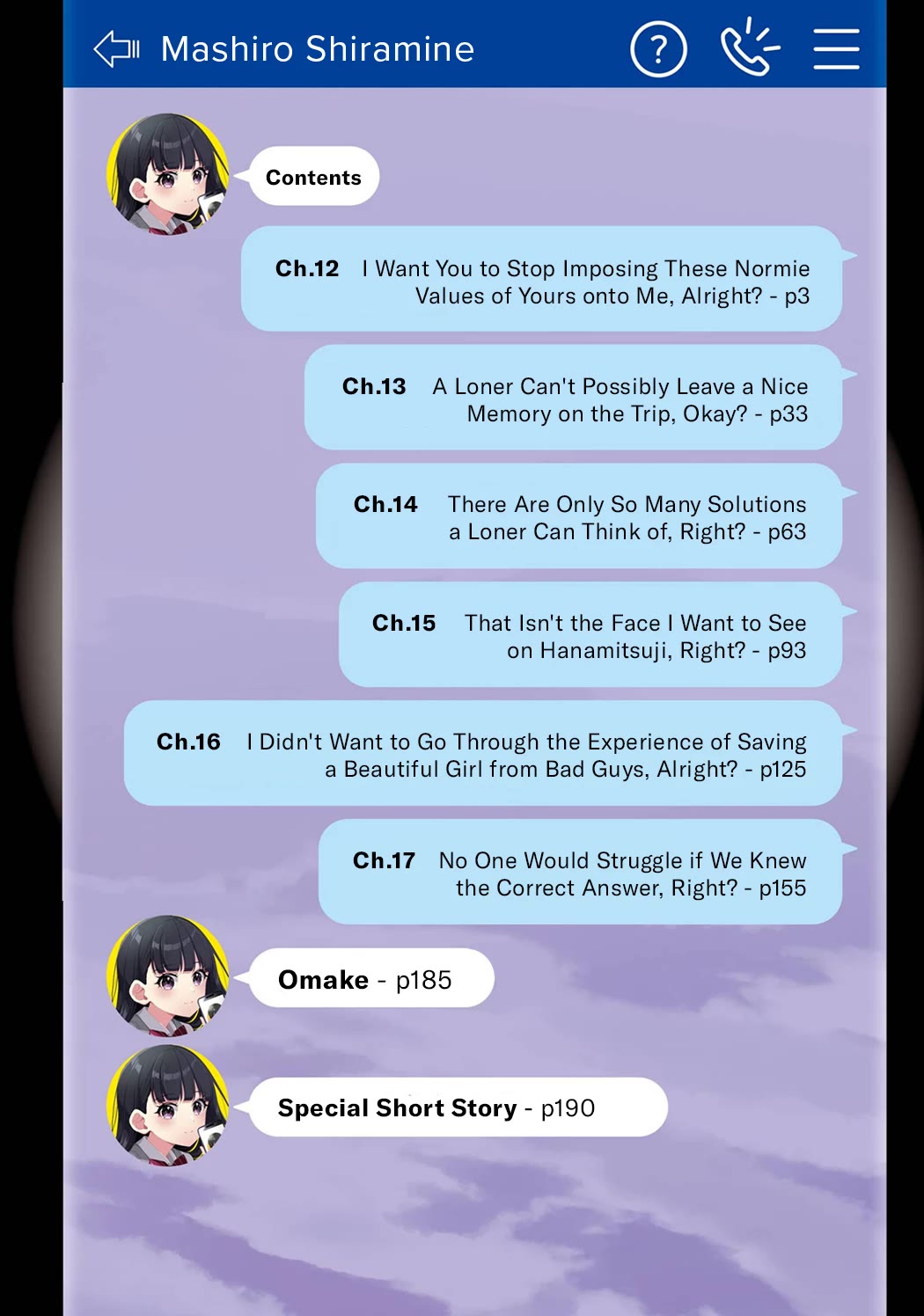 Please Leave Me Alone (For Some Reason, She Wants to Change a Lone Wolf's Helpless High School Life.) chapter 17.5 page 4