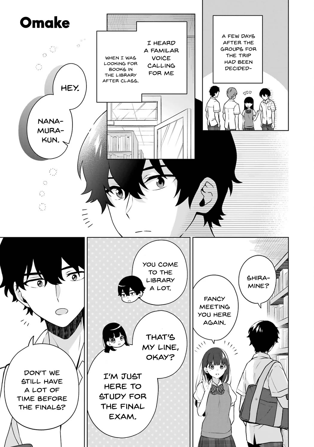 Please Leave Me Alone (For Some Reason, She Wants to Change a Lone Wolf's Helpless High School Life.) chapter 17.5 page 5