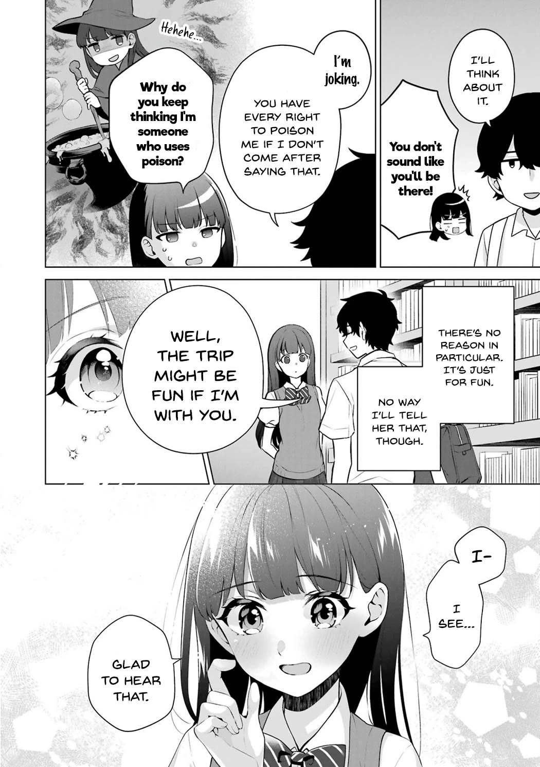 Please Leave Me Alone (For Some Reason, She Wants to Change a Lone Wolf's Helpless High School Life.) chapter 17.5 page 8