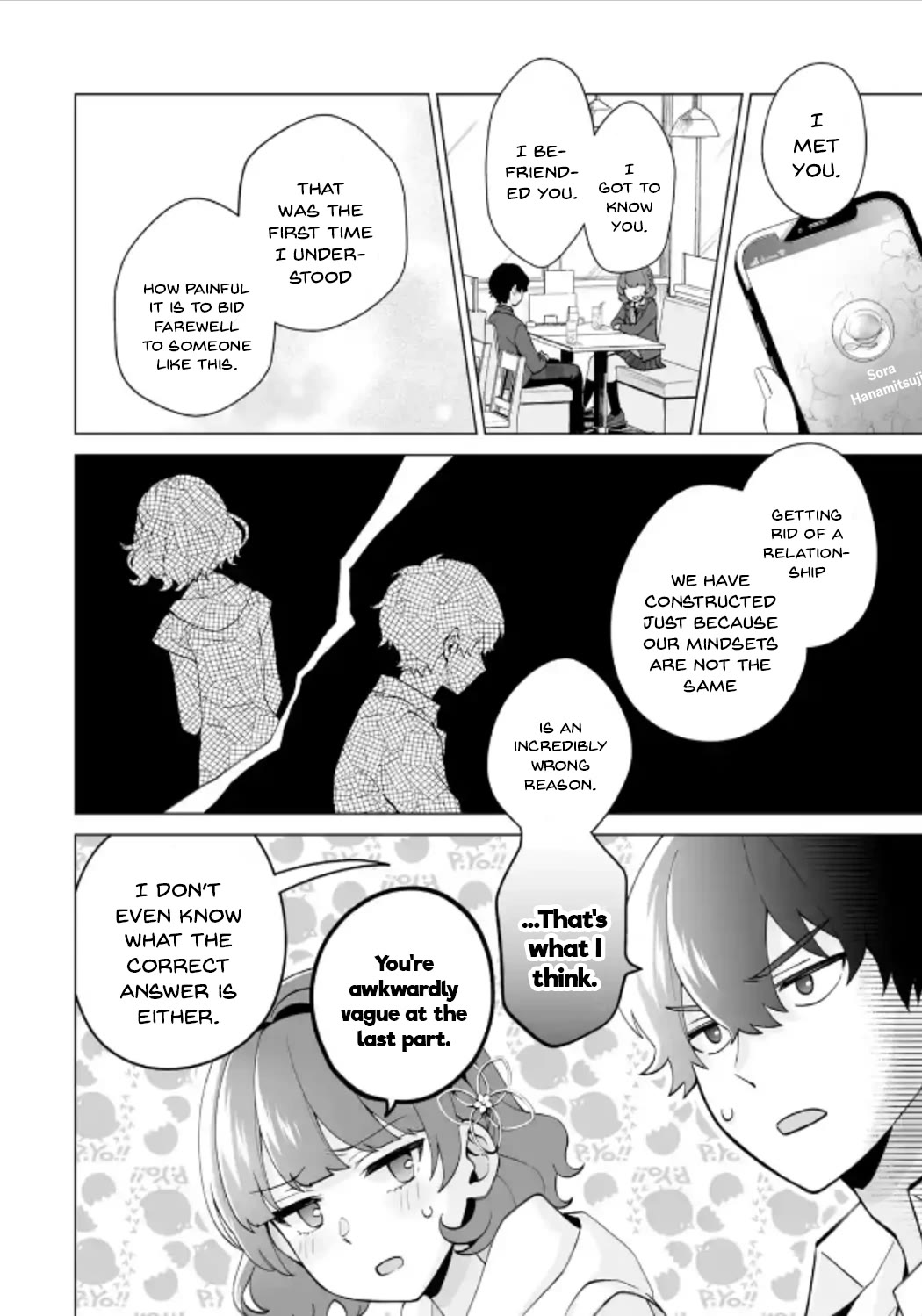 Please Leave Me Alone (For Some Reason, She Wants to Change a Lone Wolf's Helpless High School Life.) chapter 17 page 2