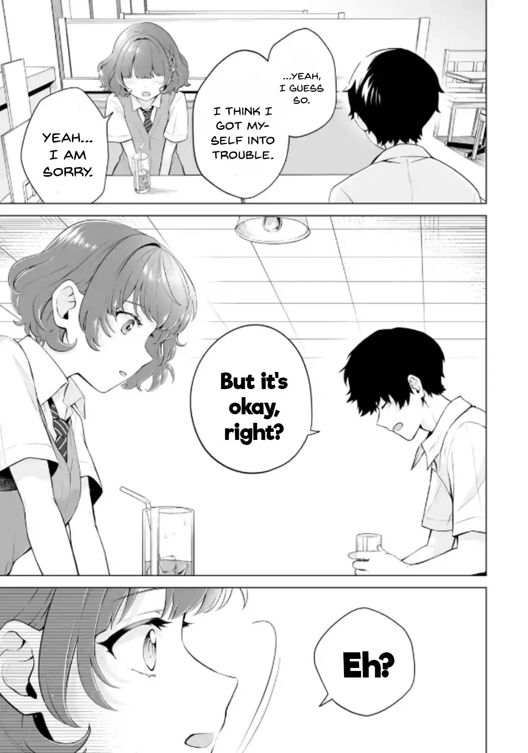 Please Leave Me Alone (For Some Reason, She Wants to Change a Lone Wolf's Helpless High School Life.) chapter 18 page 21