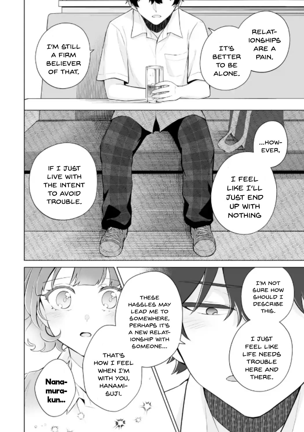 Please Leave Me Alone (For Some Reason, She Wants to Change a Lone Wolf's Helpless High School Life.) chapter 18 page 22