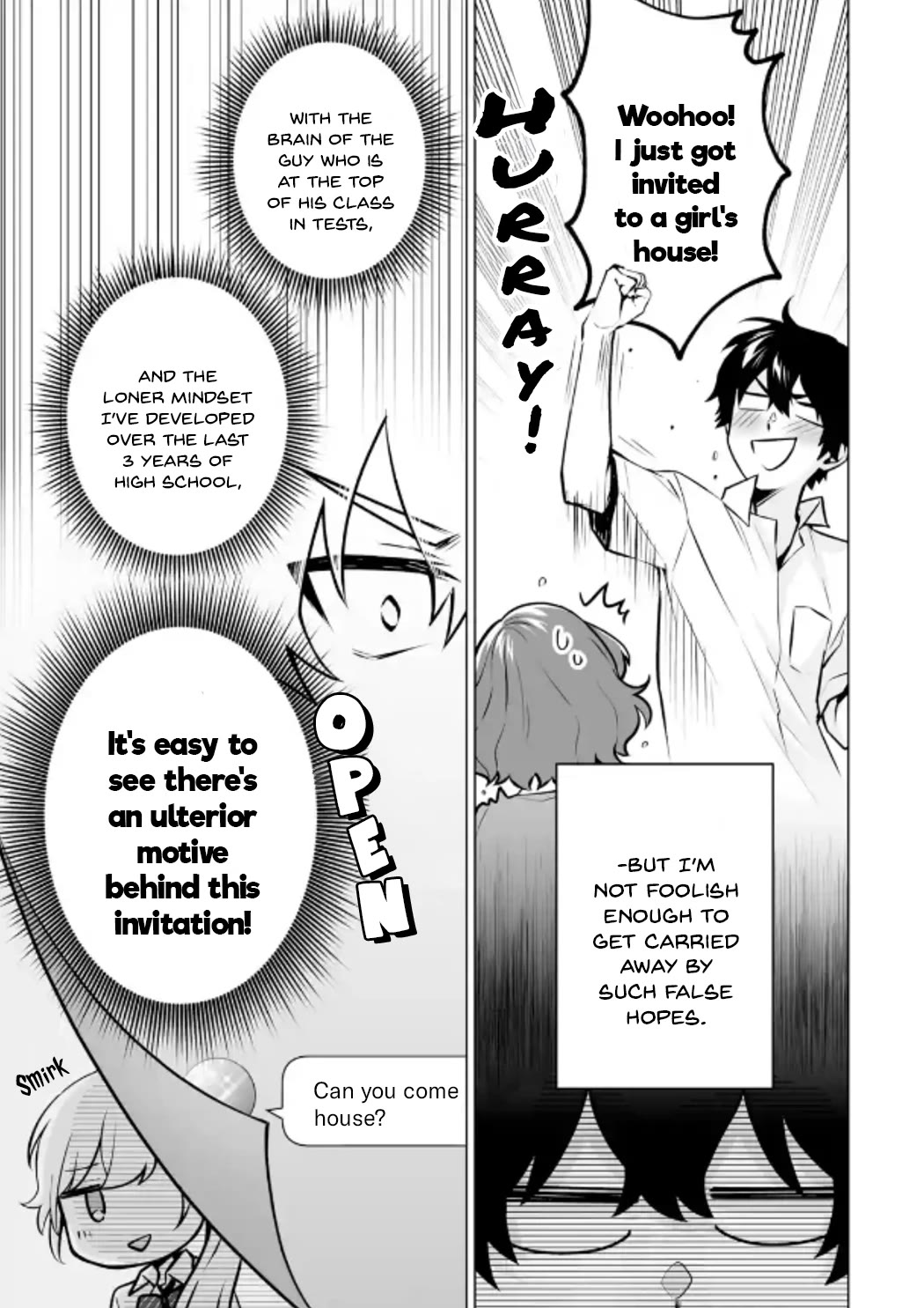 Please Leave Me Alone (For Some Reason, She Wants to Change a Lone Wolf's Helpless High School Life.) chapter 19 page 3