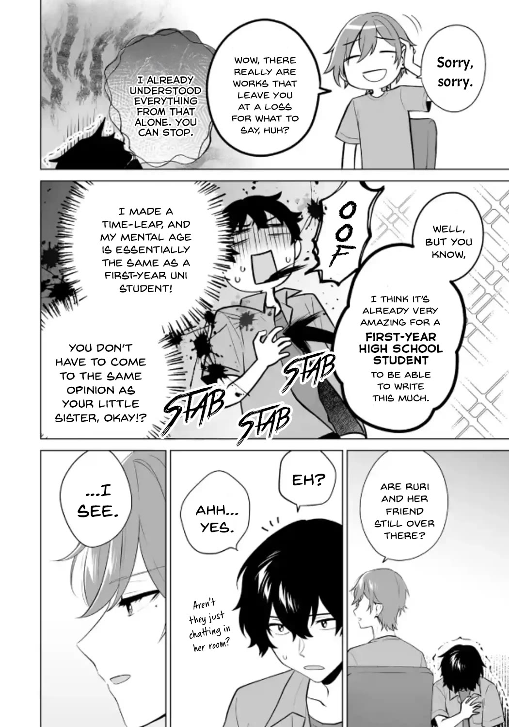 Please Leave Me Alone (For Some Reason, She Wants to Change a Lone Wolf's Helpless High School Life.) chapter 20 page 12