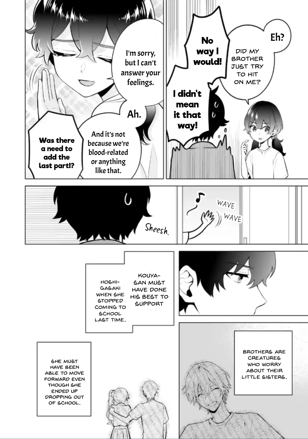 Please Leave Me Alone (For Some Reason, She Wants to Change a Lone Wolf's Helpless High School Life.) chapter 20 page 30