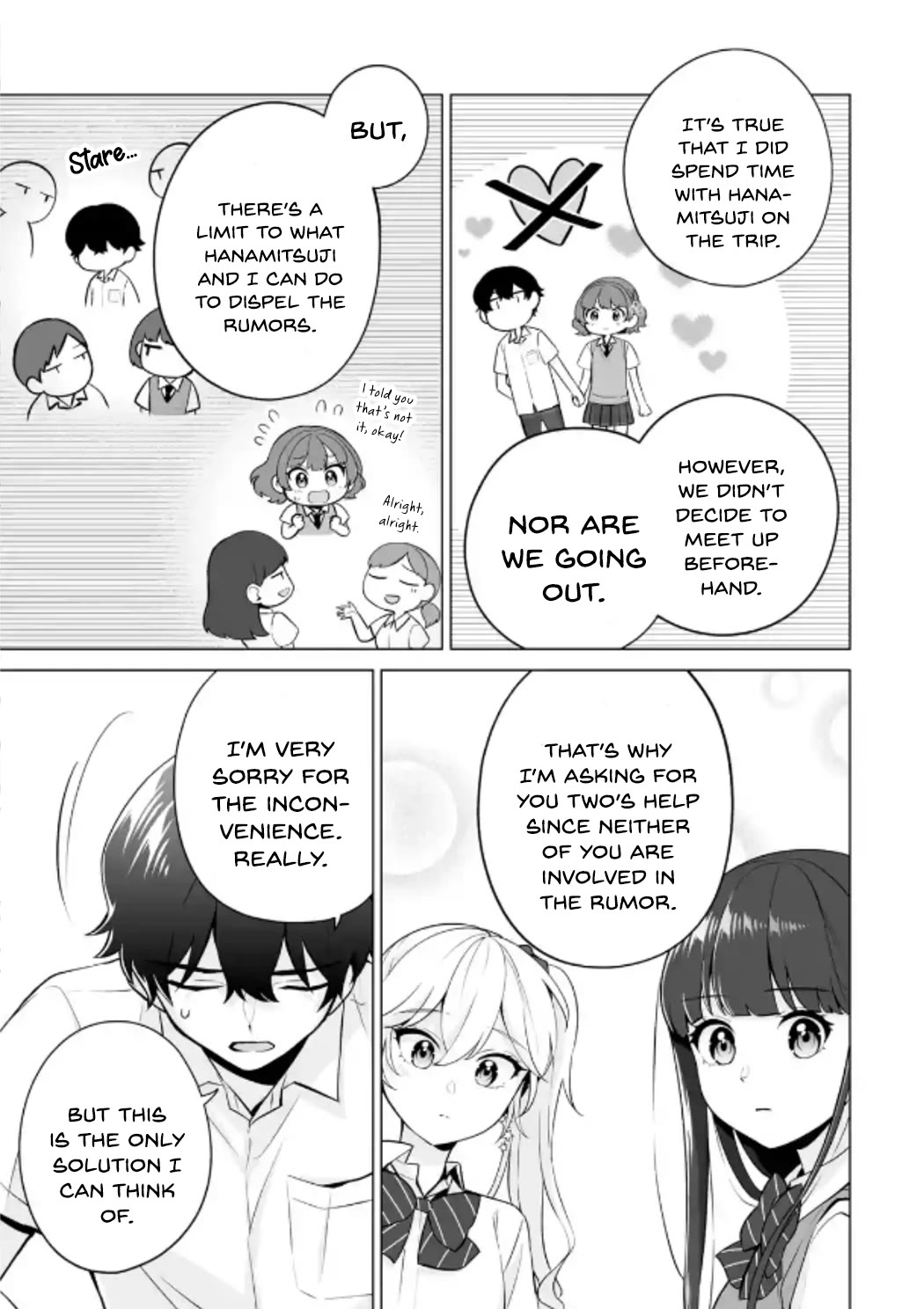 Please Leave Me Alone (For Some Reason, She Wants to Change a Lone Wolf's Helpless High School Life.) chapter 21 page 13