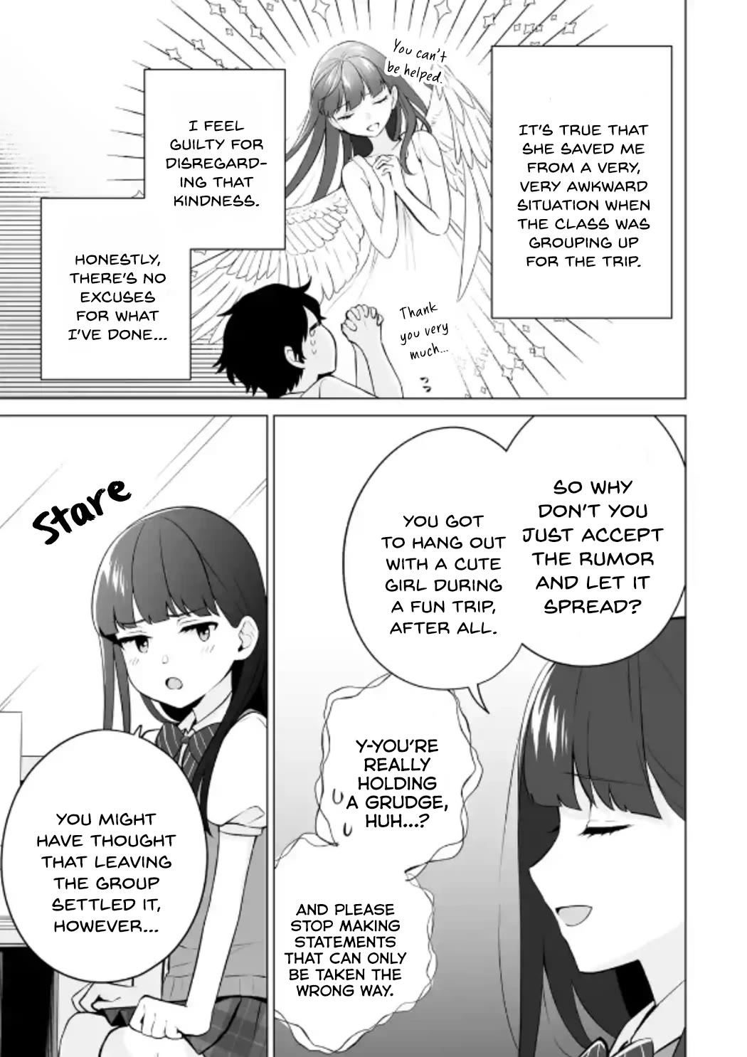 Please Leave Me Alone (For Some Reason, She Wants to Change a Lone Wolf's Helpless High School Life.) chapter 21 page 19
