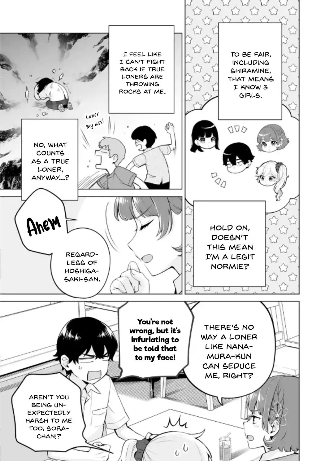 Please Leave Me Alone (For Some Reason, She Wants to Change a Lone Wolf's Helpless High School Life.) chapter 21 page 7