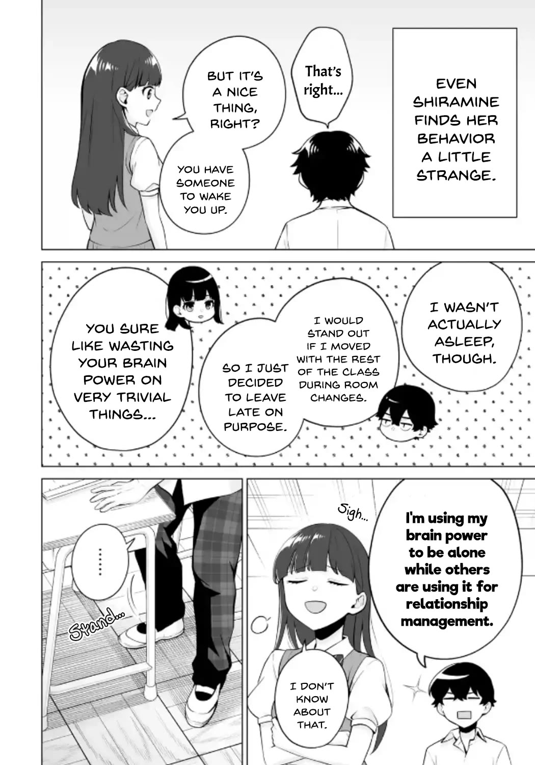 Please Leave Me Alone (For Some Reason, She Wants to Change a Lone Wolf's Helpless High School Life.) chapter 22 page 28