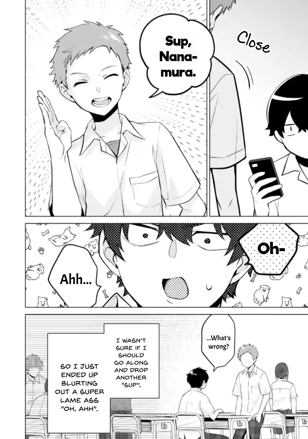 Please Leave Me Alone (For Some Reason, She Wants to Change a Lone Wolf's Helpless High School Life.) chapter 22 page 4