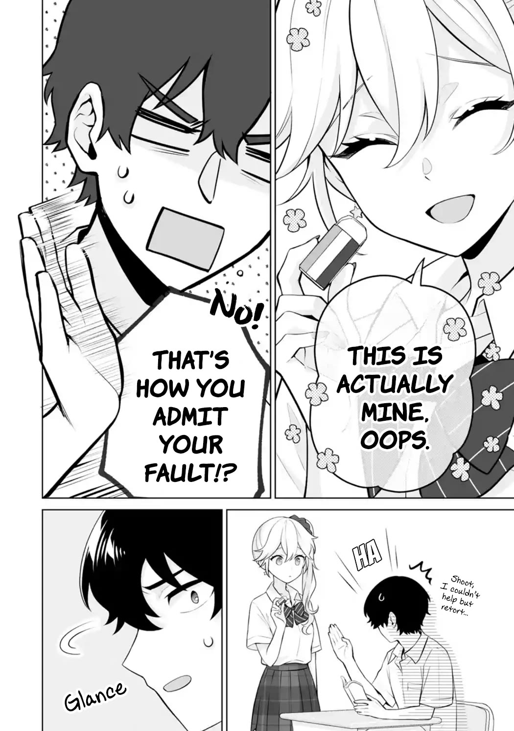 Please Leave Me Alone (For Some Reason, She Wants to Change a Lone Wolf's Helpless High School Life.) chapter 23 page 6