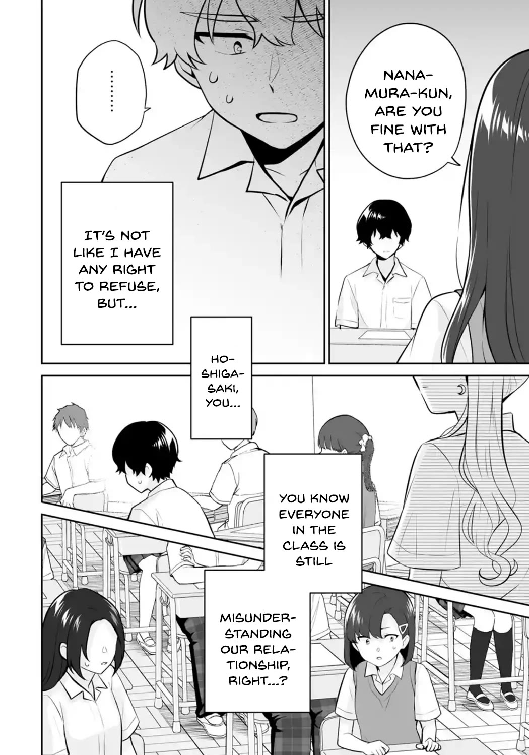 Please Leave Me Alone (For Some Reason, She Wants to Change a Lone Wolf's Helpless High School Life.) chapter 24 page 12