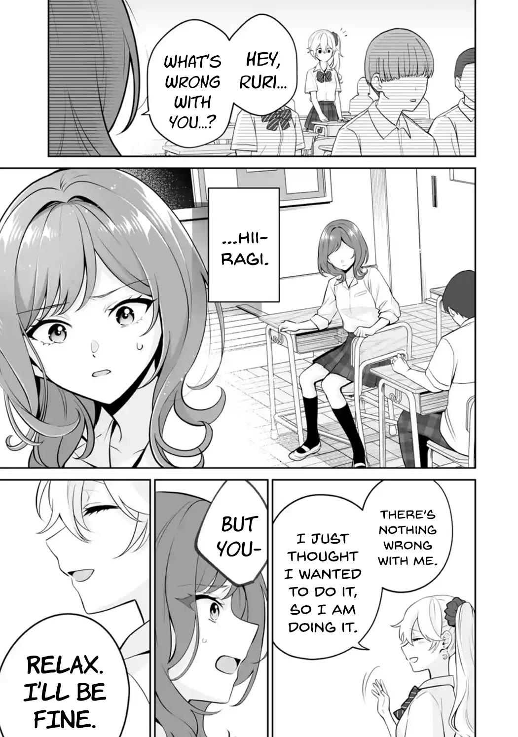 Please Leave Me Alone (For Some Reason, She Wants to Change a Lone Wolf's Helpless High School Life.) chapter 24 page 13