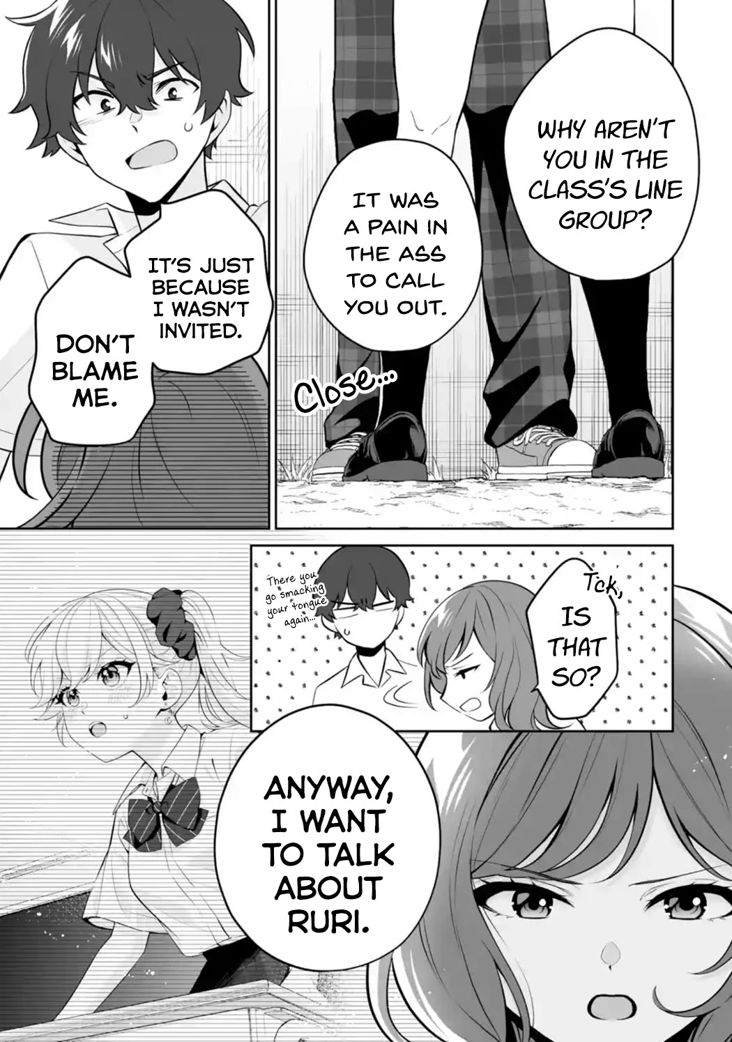 Please Leave Me Alone (For Some Reason, She Wants to Change a Lone Wolf's Helpless High School Life.) chapter 24 page 19