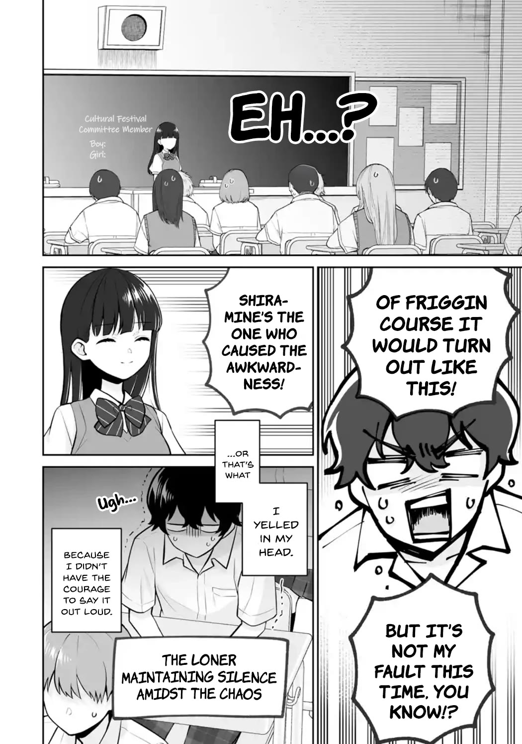 Please Leave Me Alone (For Some Reason, She Wants to Change a Lone Wolf's Helpless High School Life.) chapter 24 page 2