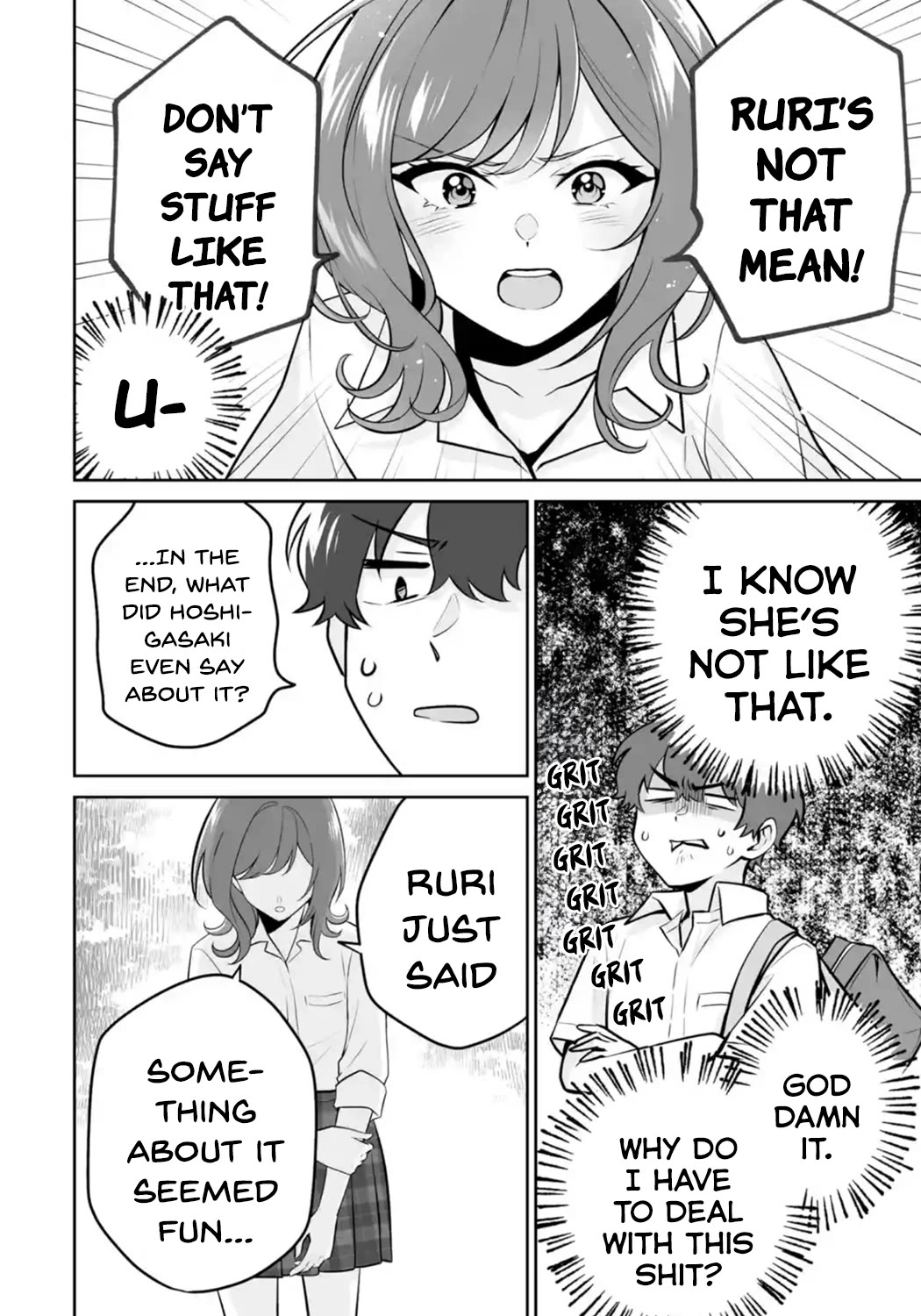 Please Leave Me Alone (For Some Reason, She Wants to Change a Lone Wolf's Helpless High School Life.) chapter 24 page 24