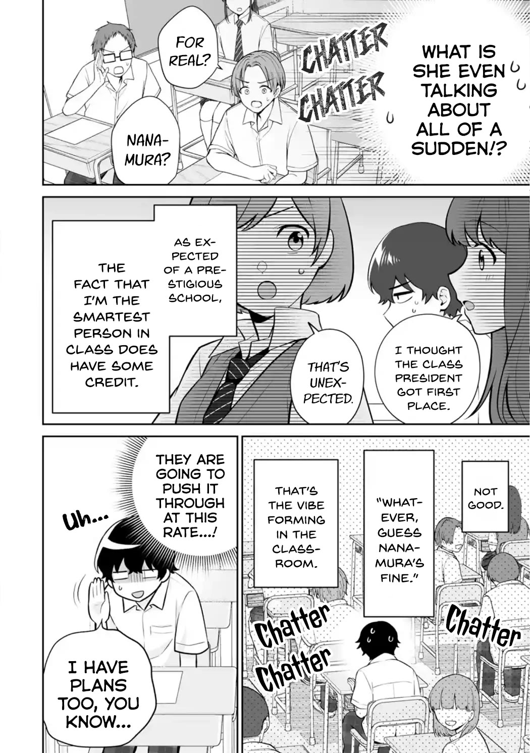 Please Leave Me Alone (For Some Reason, She Wants to Change a Lone Wolf's Helpless High School Life.) chapter 24 page 4