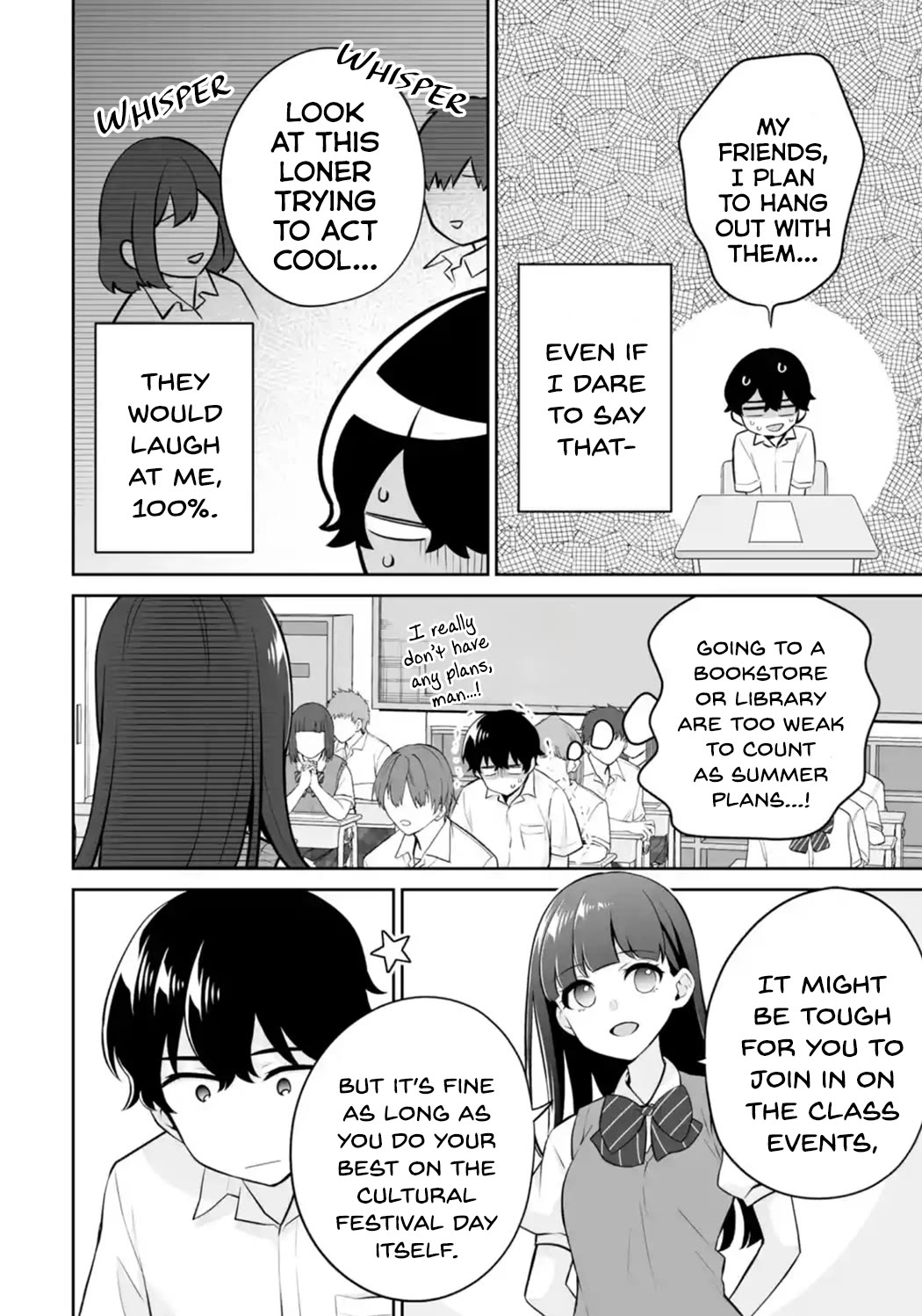 Please Leave Me Alone (For Some Reason, She Wants to Change a Lone Wolf's Helpless High School Life.) chapter 24 page 6