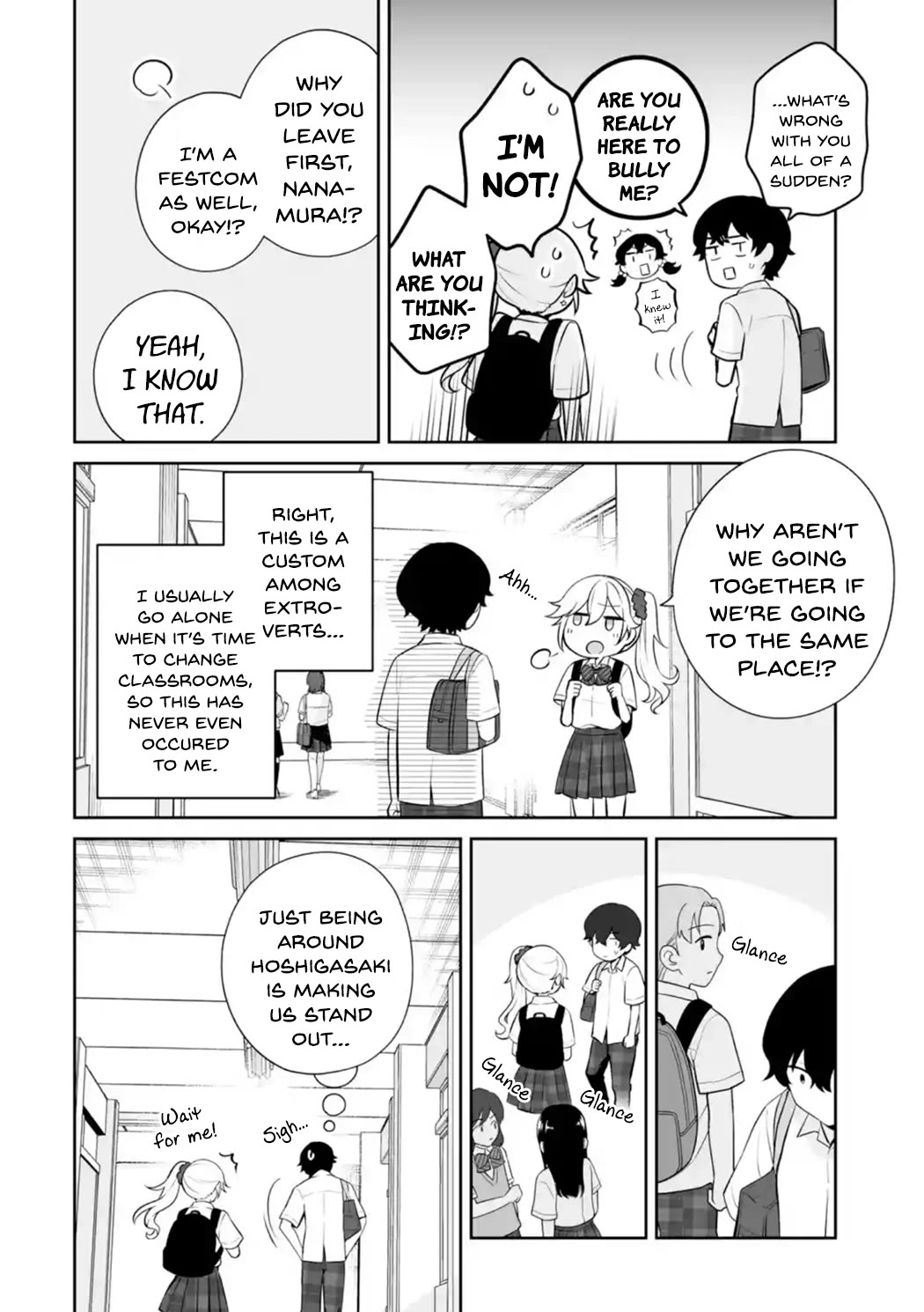 Please Leave Me Alone (For Some Reason, She Wants to Change a Lone Wolf's Helpless High School Life.) chapter 25 page 10