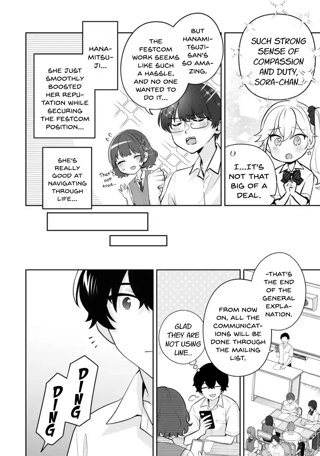 Please Leave Me Alone (For Some Reason, She Wants to Change a Lone Wolf's Helpless High School Life.) chapter 25 page 20