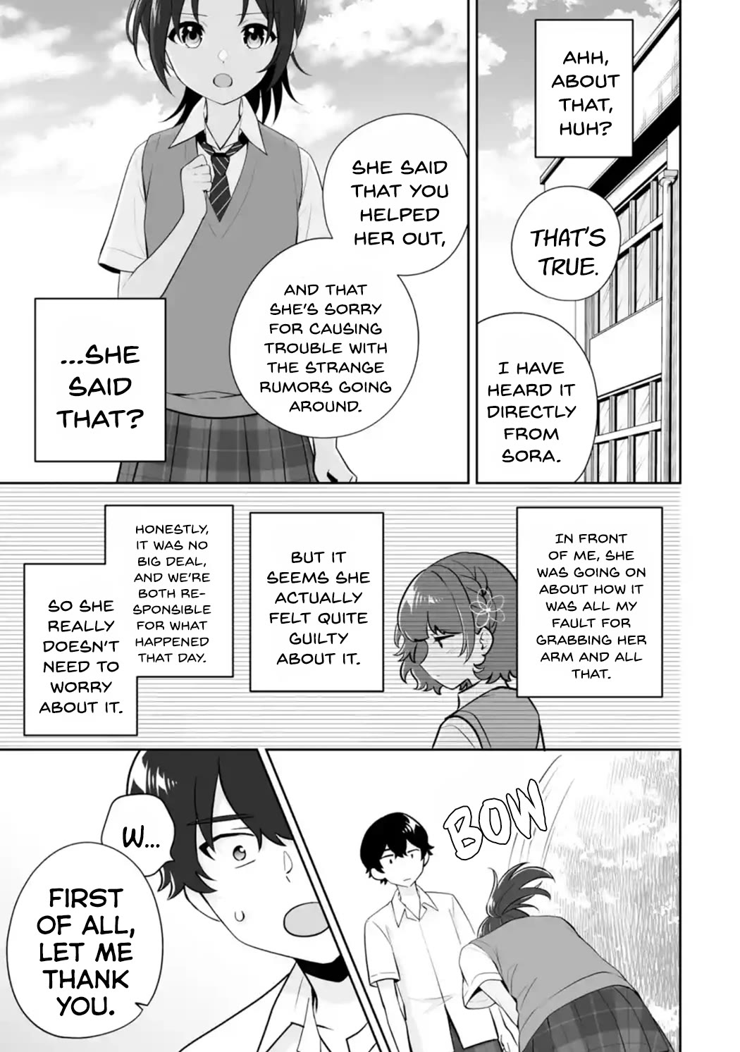 Please Leave Me Alone (For Some Reason, She Wants to Change a Lone Wolf's Helpless High School Life.) chapter 25 page 29