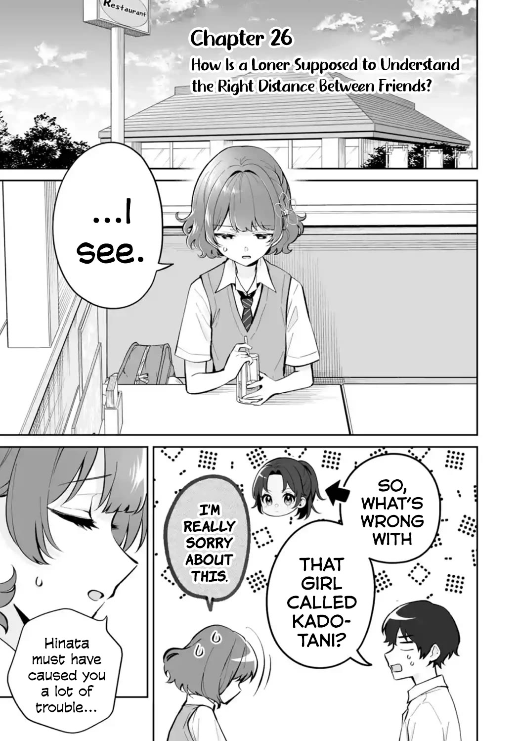 Please Leave Me Alone (For Some Reason, She Wants to Change a Lone Wolf's Helpless High School Life.) chapter 26 page 1