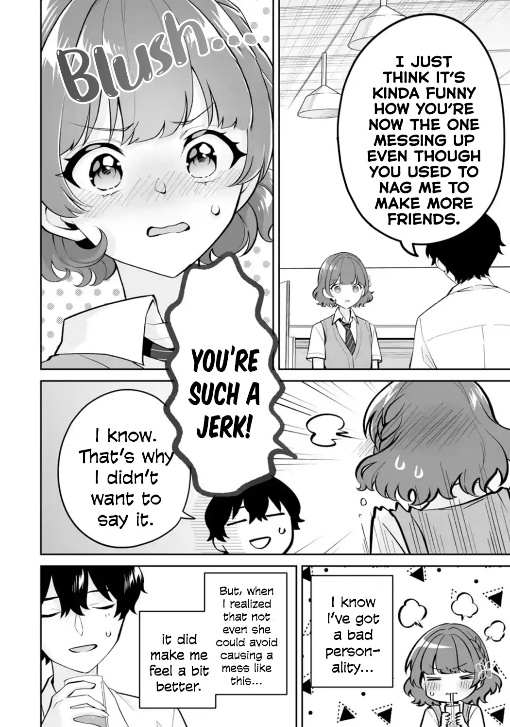 Please Leave Me Alone (For Some Reason, She Wants to Change a Lone Wolf's Helpless High School Life.) chapter 26 page 16